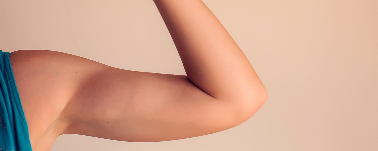Woman's elbow isolated. People, healthcare and medicine concept